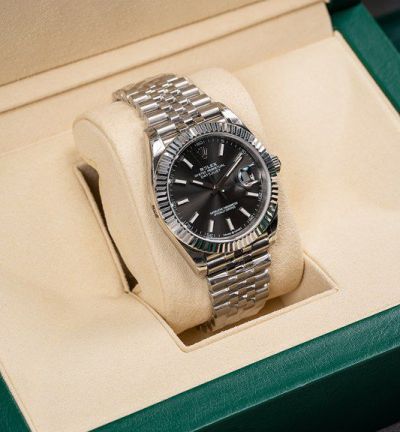 Rolex Datejust 41mm 3235 Movement Black Dial Jubilee Bracelet Watch